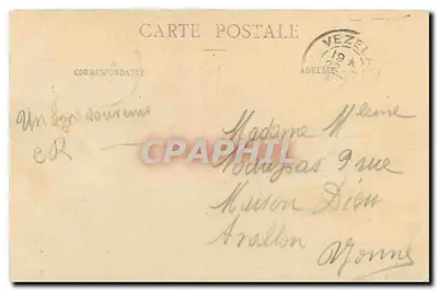 Vézelay - A Igreja da Madeleine - A Abside — Pathain, editor, Avallon — Verso