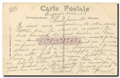 Avallon — Wzgórze zegara i Wielka ulica — ND. Fotografia — Rewers