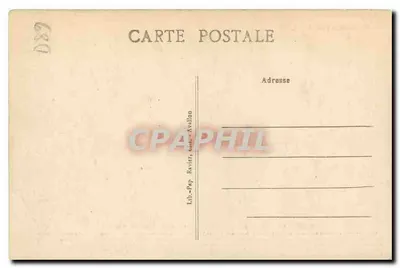 Vézelay Histórico — Vista geral (lado Oeste) — Librairie Papier-Avalon — Verso