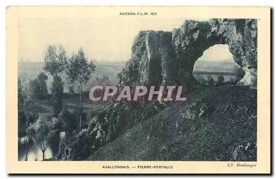 Pierre-Perthuis — Vista da Pierre-Perthuis — Cl. Boulanguer