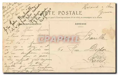 Sens — Portal Moïse — Wydawca nieznany — Rewers