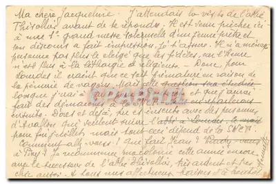 Avallon — Visão tirada da Morlande — CL. G. Harry Éd. Auxerre — Verso
