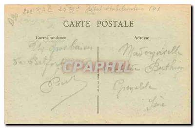 Belfort — Prefektura — B.F., PARYŻ, nr 24 — Rewers