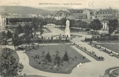 Belfort (Territoire) — Square du Souvenir — E. Känter, fot. edit. Belfort