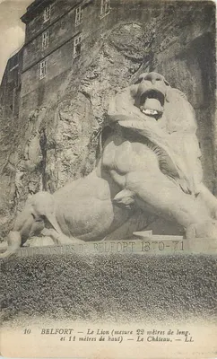 Belfort — O Leão (mede 22 metros de comprimento, 11 metros de altura) — O Castelo — LL
