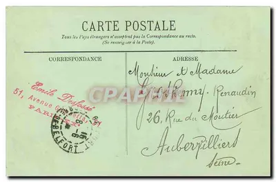 Belfort — Le Lion — LL. — Wydawca LL. nr 9 — Rewers