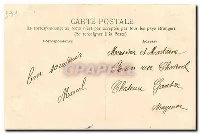 Étampes — Hôtel-de-Ville — Armazém Leloup & Cie — Verso