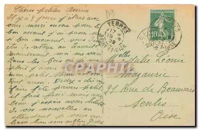Yerres (S.-et-O.) — Zamek La Grange — Rewers