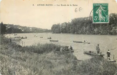 Athis-Mons — As Margens do Rio Sena — editor desconhecido, n°8