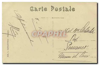 Wycieczka do Franche-Comté — Dolina Usprawiedliwienia — Widok z Roche du Prêtre — n° 1450 — Rewers