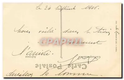 Bombardowanie REIMS przez Niemców, 19 września 1914 — Stare Pałac Archiepiskopali. Komin Sali Królewskiej. — Rewers