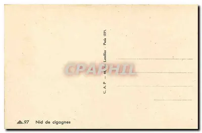 Ninho de corujas — editor Latellier, Paris — n° 97 — Verso