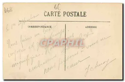 Hohneck (Alt 1366 m) — Vista de Gérardmer com seu lago — Hohneck, 1921 — Verso