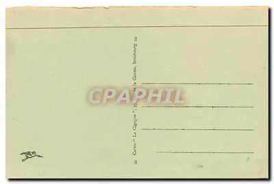 Arredores de LA SCHLUCHT — Tunel da Roche du Diable — Cartes 'La Cigogne', Estrasburgo — Verso