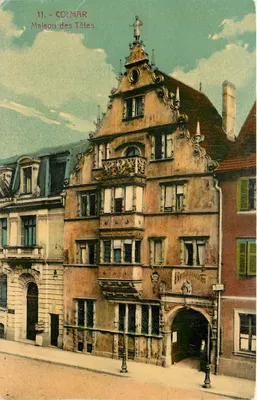 Colmar — Casa das Cabeças — editor Ch. Bergeret, n°11