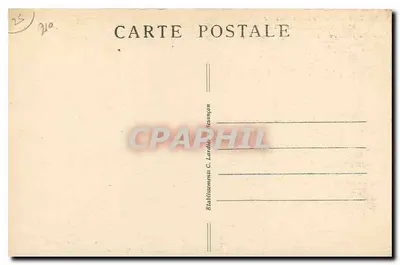 Granica francusko-szwajcarska — Widok z belwederu Klubu Alpinistów zimą — Wydawca C. Lardière Besançon, nr 932 — Rewers