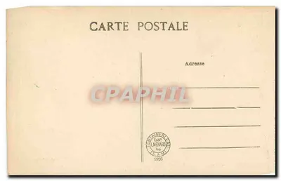 Palácio de Fontainebleau — A Grade de Honra e a Praça dos Adeuses — Coleção Assalique L. — Verso