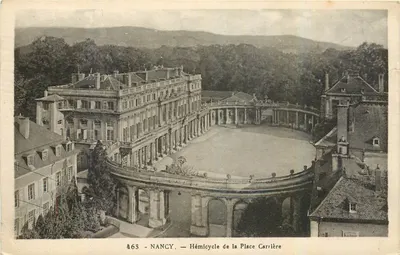 NANCY — Hémicírculo da Place Carrière — Edição Art V. Hinder, n°463