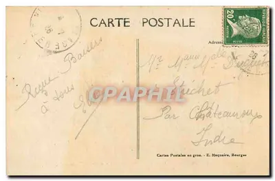 Bourges — Katedra — Statuety Rycerza Aubespine, jego żony i Markiza Châteauneuf, ich syna — Rewers