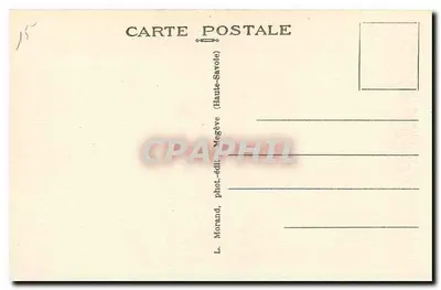 MONT-BLANC — Widok z Mont d'Arbois — Haute-Savoie — n°114 — Rewers
