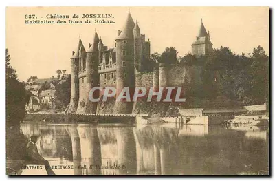 Castelo de Josselin — Habitação dos Duques de Rohan — Coll. E. Hamonie, St-B.