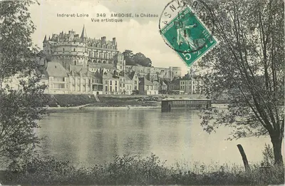 Amboise, o Castelo — Vista artística — Indre-et-Loire 349