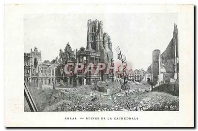 Arras — Ruínas da catedral — Cl. Rol