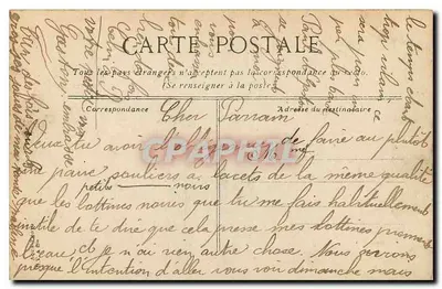 Fontainebleau, Sala del Trono — editore L.V. Lévy, n°18 — Verso