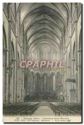 Viena (Isère) - Catedral de São Maurício - Interior — B. F., PARIS