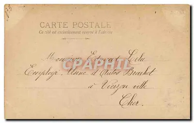 Fontainebleau — Castelo — A Ala dos Ministros — S.I.P. — Verso