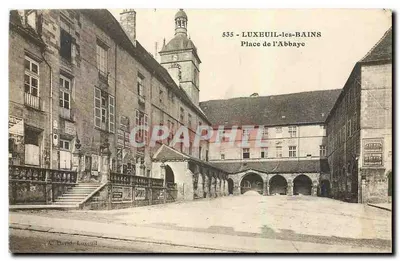 LUXEUIL-les-BAINS — Praça da Abadia — A. David, Luxeuil