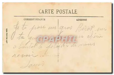 Arras — Place de la Gare, Rue de Douai — Vise Paris n°2437 — Rewers
