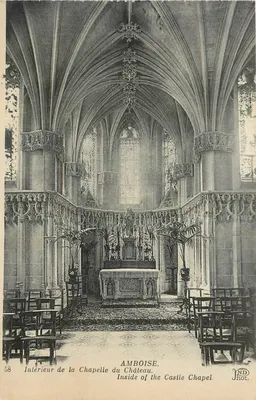 Interior da Capela do Castelo — Amboise — NDHOT