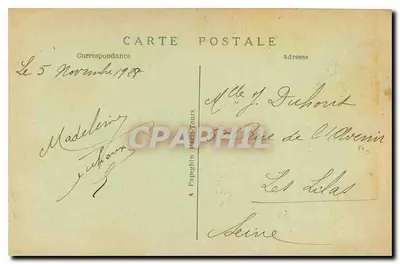 Vendôme (L-et-Ch) — Ruínas do Castelo (Monum. hist.) — A. P. — Verso