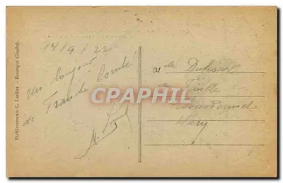 Bacias do Doubs - Entrada das Bacias - Lago de Chaillexon - Lago dos Brenets e 1º Bassin chamado Bassin do Eco — Sítios Pitorescos da França-Comtado, n° 840, Ed. C. Lardier — Verso