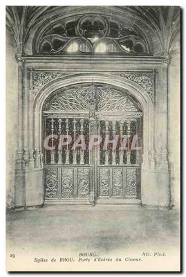 Igreja de Broug — Porta de Entrada do Coro — ND. Fot.