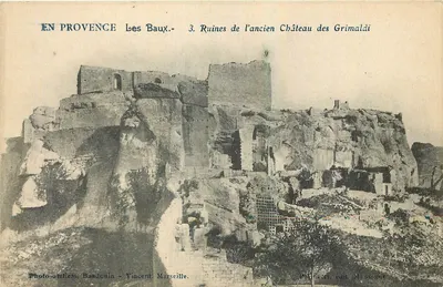 Les Baux - Ruínas do antigo Castelo dos Grimaldi — Photo-ateliers Baadounin - Vincent, Marseille, n°3