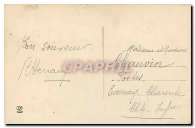 De Gave en de Mulostraat — Les Hautes-Pyrénées — Fot. Labouchère, Pau — Achterkant