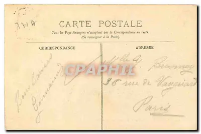 Fontainebleau — Belvédère de Lavallière — LL. — n°199 — Verso
