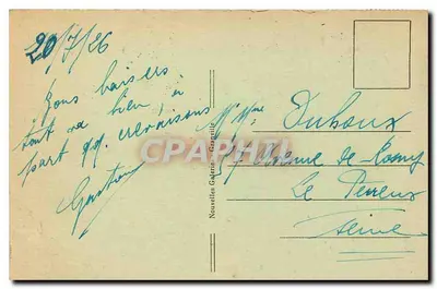 Granville — O Plat-Gousset em um Dia de Tempestade — Editor Desconhecido, n° 21 — Verso