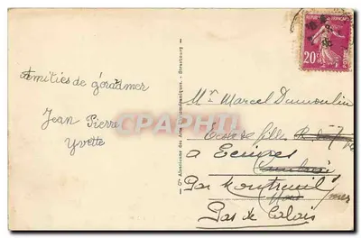 Gérardmer - Most Czarodziejek - Sklepienie z kamienia w lesie - Wydawca CPAPHIL — Rewers