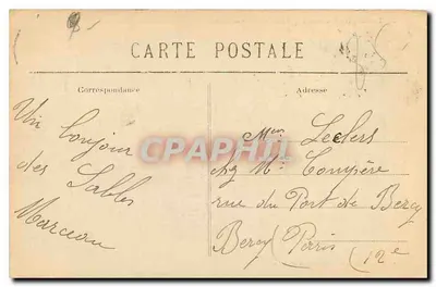 Les Sables d'Olonne — Widok na morze w Piekle — wydawnictwo Limousin — Rewers