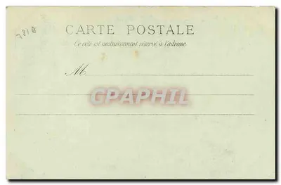 Pałac w Versailles — Pokój Ludwika XIV — A. Riharder, druk i wydawca Versailles — Rewers