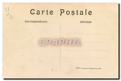 Versailles — Ogólny panorama Pałacu i Parku — ÉDIA PARIS-VERSAIILLES — Rewers