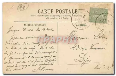 Gérardmer — Widok doliny Munster z Hohneck — LL. — nr 160 — Rewers