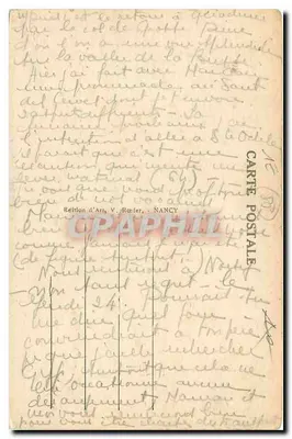 Gérardmer — Most Saut des Cuves — Wydawnictwo V. Reeder, n° 547 — Rewers