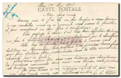 La Vère au Champ Fermant — Dolina La Vère — Droga do Flers do Pont-Érambourg — Normandia — n°154 — Rewers