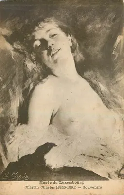 Mulher nua — Museu do Luxembourg — Chaplin Charles (1825-1891) — Lembranças