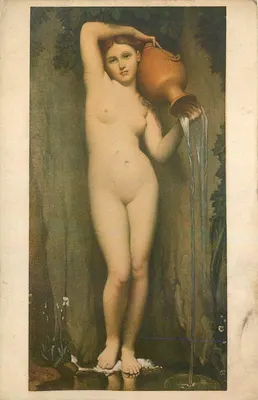 A Fonte — Ingres — Museu do Louvre, Paris — N° 687