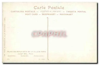 Mulher à janela — cena interior — Joseph Ball, Paris — Verso
